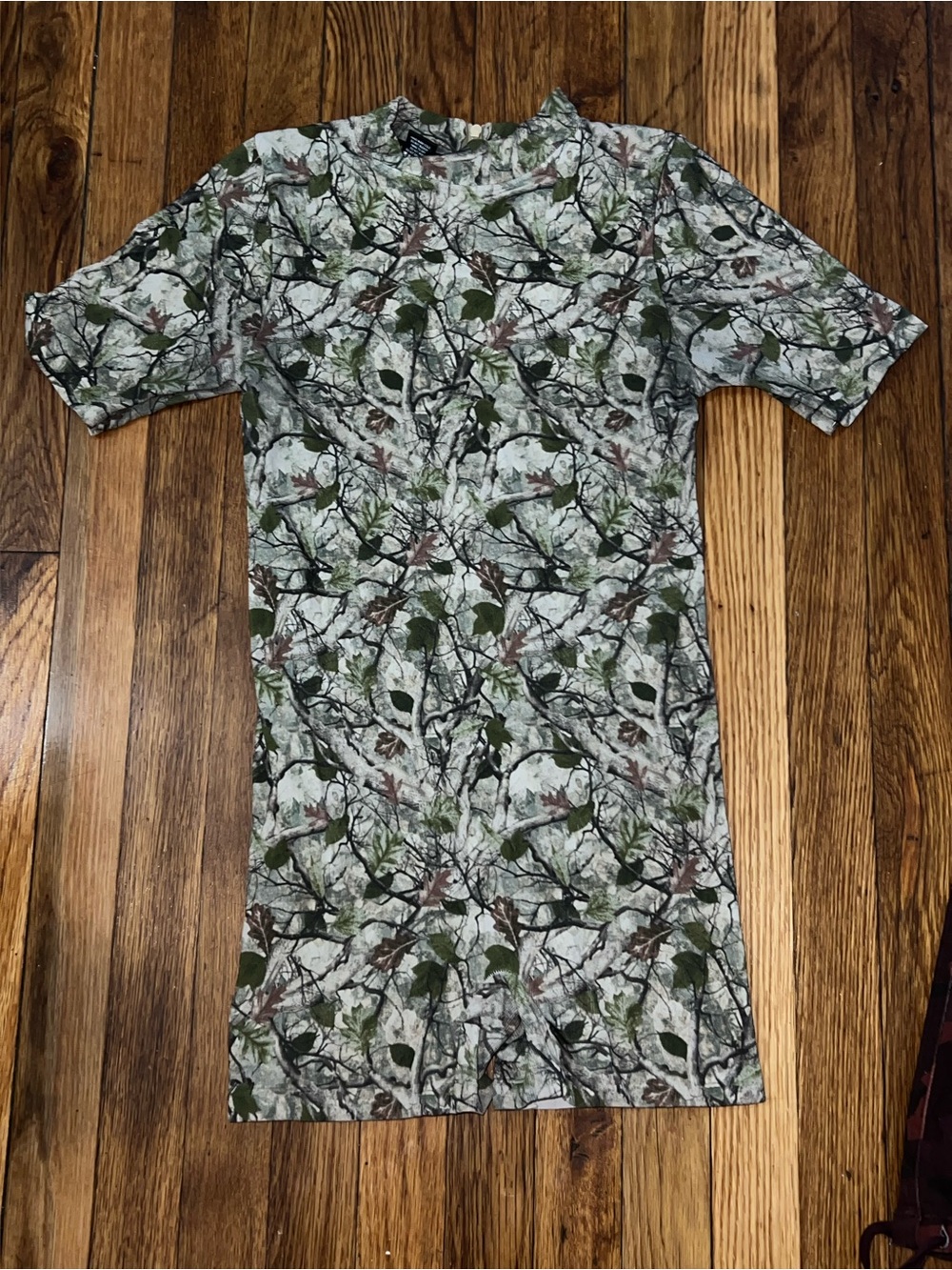 Fashion Nova Green Gray Brown Camo Jumpsuit Romper